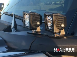 Ford Bronco Lighting Upgrade - ZROADZ - A-Pillar Quad Mount - 3in White & Amber LED Pods Ford Bronco Lighting Upgrade - ZROADZ - A-Pillar Quad Mount - 3in White & Amber LED Pods